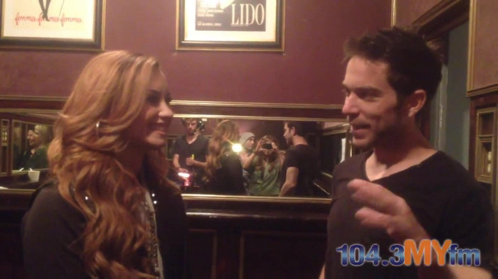 1043 MYfm\'s Ty Bentli with Demi Lovato in LA 2685 - Demi - 1043 MYfm Ty Bentli Part oo5