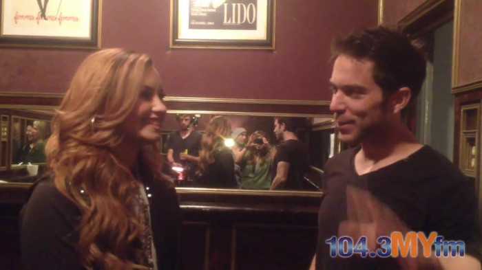 1043 MYfm\'s Ty Bentli with Demi Lovato in LA 2687 - Demi - 1043 MYfm Ty Bentli Part oo5
