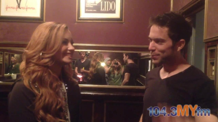 1043 MYfm\'s Ty Bentli with Demi Lovato in LA 2688 - Demi - 1043 MYfm Ty Bentli Part oo5