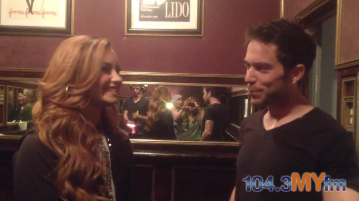 1043 MYfm\'s Ty Bentli with Demi Lovato in LA 2690 - Demi - 1043 MYfm Ty Bentli Part oo5