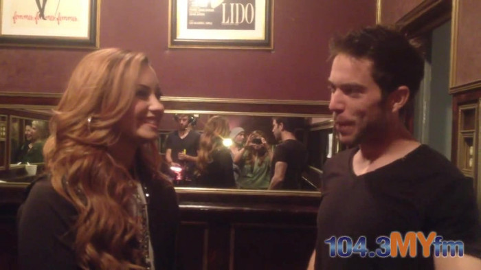 1043 MYfm\'s Ty Bentli with Demi Lovato in LA 2691 - Demi - 1043 MYfm Ty Bentli Part oo5