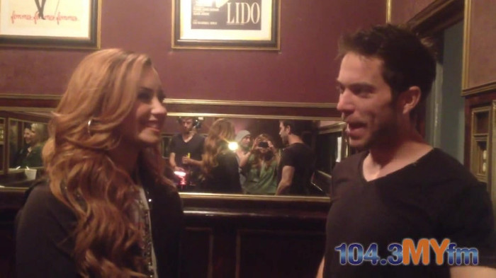 1043 MYfm\'s Ty Bentli with Demi Lovato in LA 2693 - Demi - 1043 MYfm Ty Bentli Part oo5