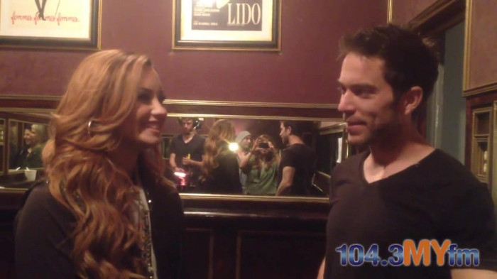 1043 MYfm\'s Ty Bentli with Demi Lovato in LA 2696 - Demi - 1043 MYfm Ty Bentli Part oo5