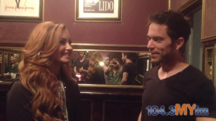 1043 MYfm\'s Ty Bentli with Demi Lovato in LA 2697 - Demi - 1043 MYfm Ty Bentli Part oo5