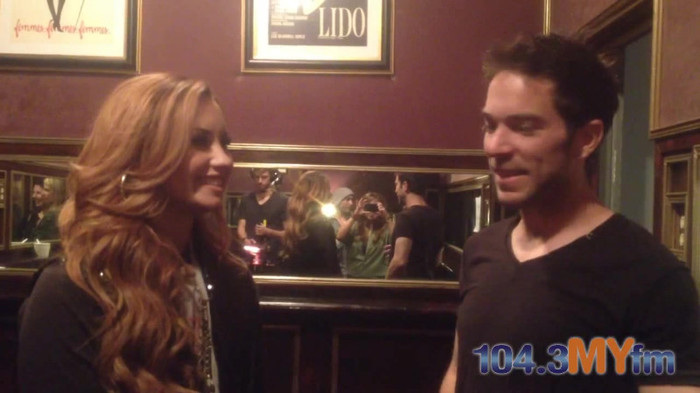 1043 MYfm\'s Ty Bentli with Demi Lovato in LA 2705 - Demi - 1043 MYfm Ty Bentli Part oo5