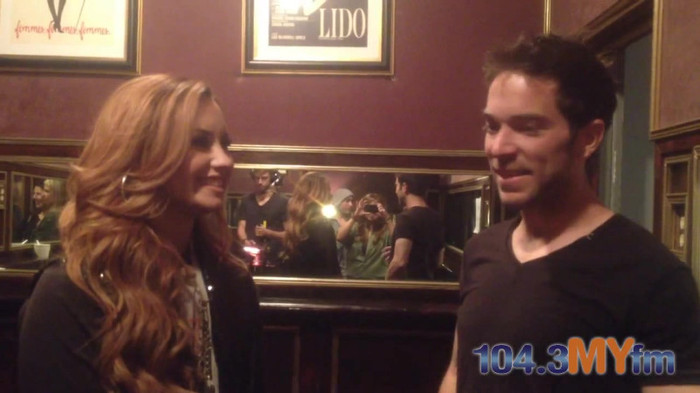 1043 MYfm\'s Ty Bentli with Demi Lovato in LA 2706 - Demi - 1043 MYfm Ty Bentli Part oo5