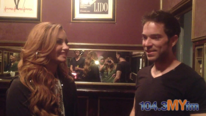 1043 MYfm\'s Ty Bentli with Demi Lovato in LA 2708 - Demi - 1043 MYfm Ty Bentli Part oo5