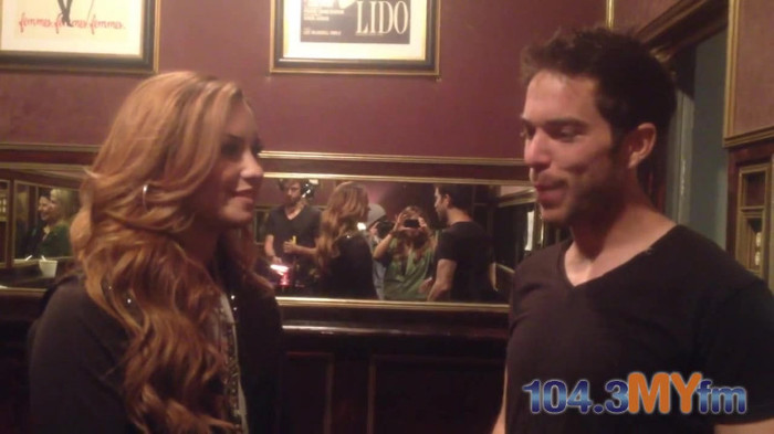 1043 MYfm\'s Ty Bentli with Demi Lovato in LA 2735 - Demi - 1043 MYfm Ty Bentli Part oo5