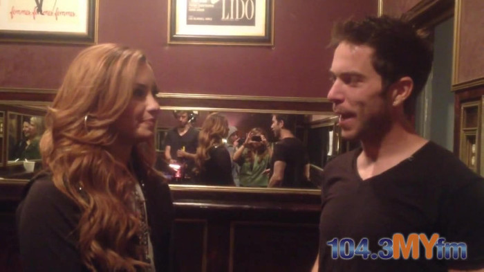 1043 MYfm\'s Ty Bentli with Demi Lovato in LA 2752