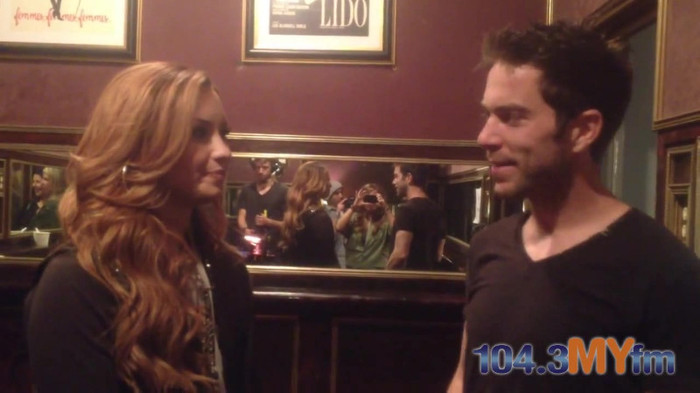 1043 MYfm\'s Ty Bentli with Demi Lovato in LA 2757