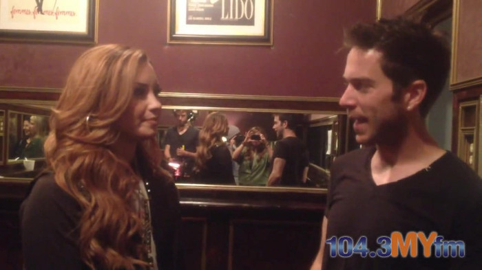 1043 MYfm\'s Ty Bentli with Demi Lovato in LA 2770