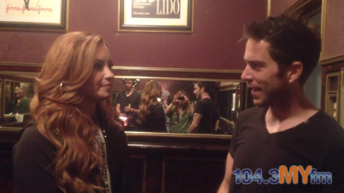 1043 MYfm\'s Ty Bentli with Demi Lovato in LA 2775