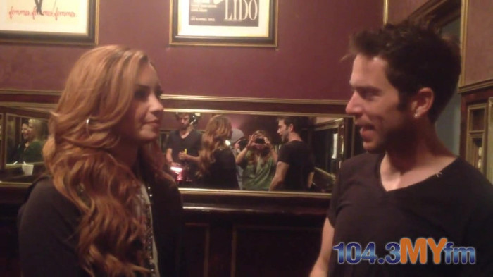 1043 MYfm\'s Ty Bentli with Demi Lovato in LA 2776