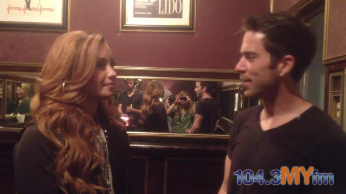 1043 MYfm\'s Ty Bentli with Demi Lovato in LA 2791