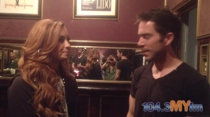 1043 MYfm\'s Ty Bentli with Demi Lovato in LA 2819