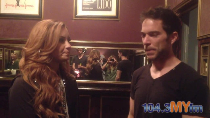 1043 MYfm\'s Ty Bentli with Demi Lovato in LA 2826 - Demi - 1043 MYfm Ty Bentli Part oo5