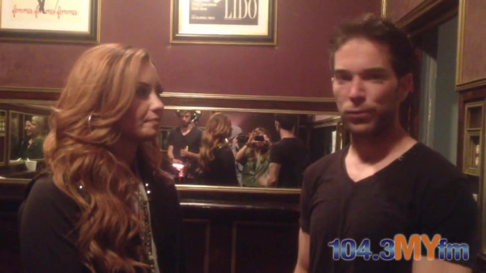1043 MYfm\'s Ty Bentli with Demi Lovato in LA 2835 - Demi - 1043 MYfm Ty Bentli Part oo5