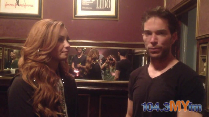 1043 MYfm\'s Ty Bentli with Demi Lovato in LA 2838