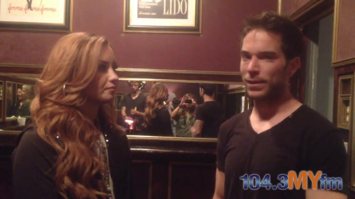 1043 MYfm\'s Ty Bentli with Demi Lovato in LA 2842