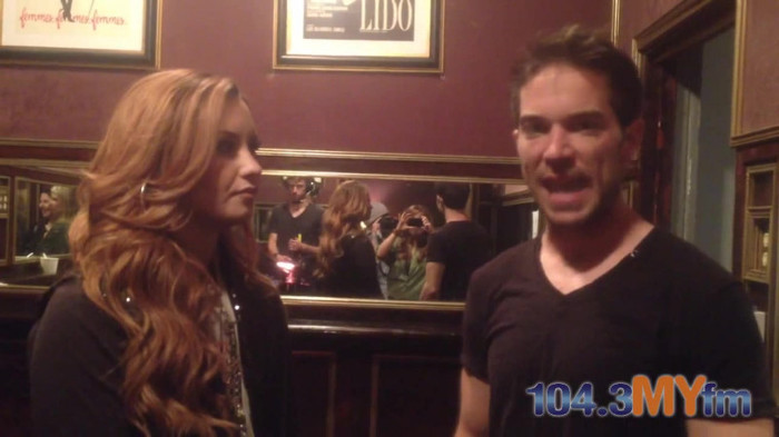 1043 MYfm\'s Ty Bentli with Demi Lovato in LA 2857 - Demi - 1043 MYfm Ty Bentli Part oo5