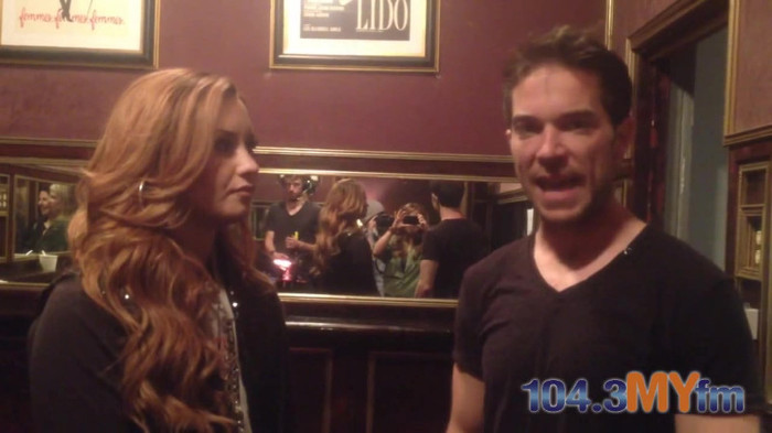 1043 MYfm\'s Ty Bentli with Demi Lovato in LA 2860 - Demi - 1043 MYfm Ty Bentli Part oo5