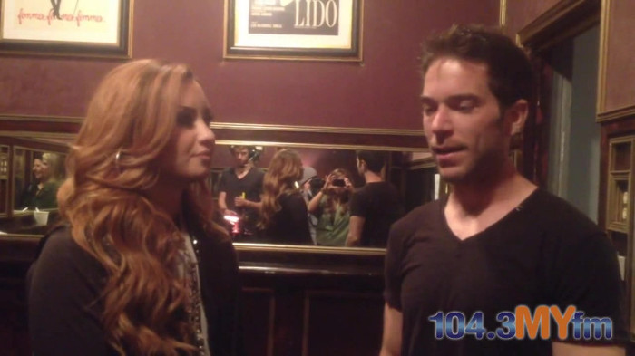 1043 MYfm\'s Ty Bentli with Demi Lovato in LA 2880 - Demi - 1043 MYfm Ty Bentli Part oo5