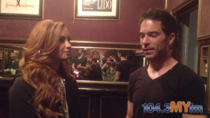1043 MYfm\'s Ty Bentli with Demi Lovato in LA 2882 - Demi - 1043 MYfm Ty Bentli Part oo5