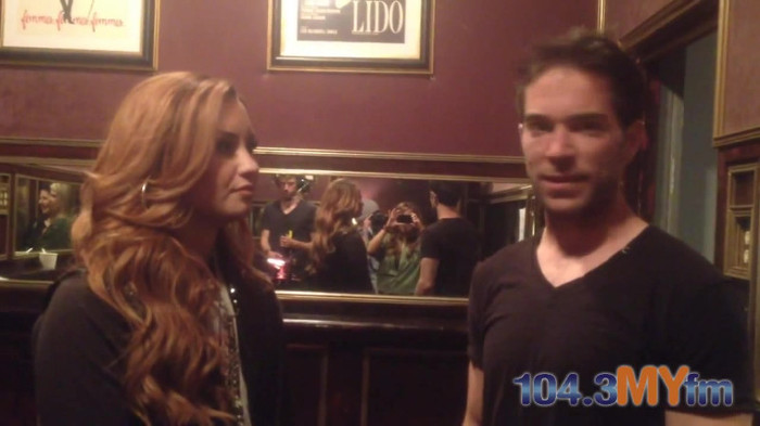 1043 MYfm\'s Ty Bentli with Demi Lovato in LA 2893