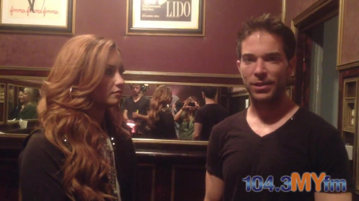 1043 MYfm\'s Ty Bentli with Demi Lovato in LA 2922