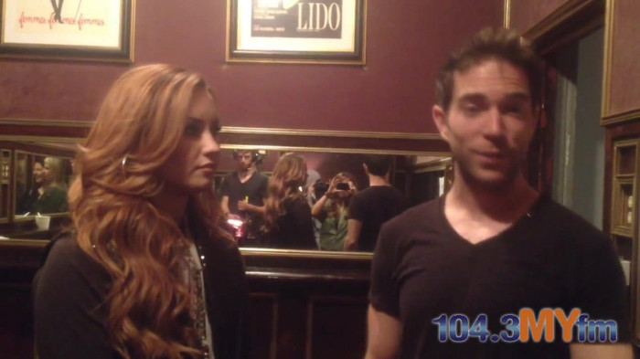 1043 MYfm\'s Ty Bentli with Demi Lovato in LA 2948