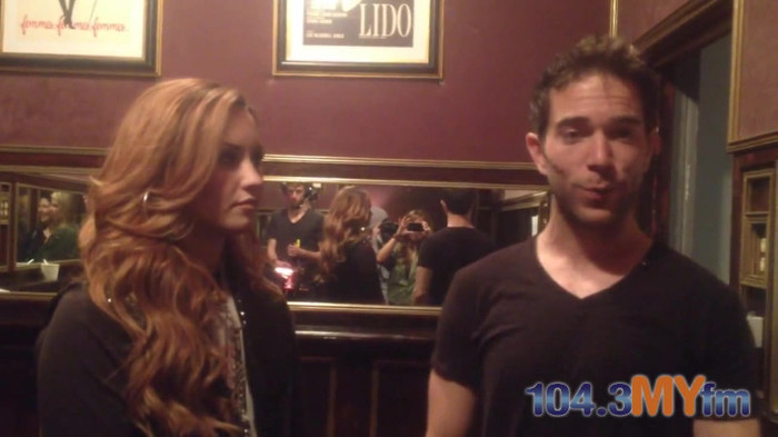 1043 MYfm\'s Ty Bentli with Demi Lovato in LA 2956
