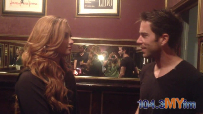 1043 MYfm\'s Ty Bentli with Demi Lovato in LA 3148