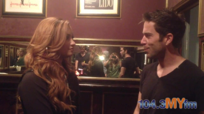 1043 MYfm\'s Ty Bentli with Demi Lovato in LA 3178