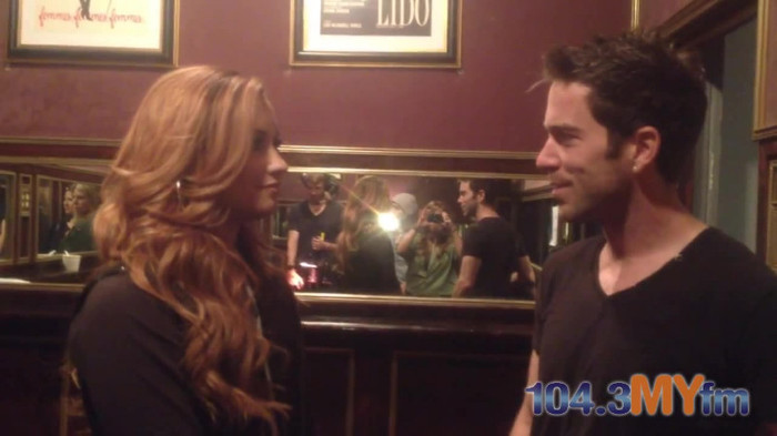 1043 MYfm\'s Ty Bentli with Demi Lovato in LA 3184