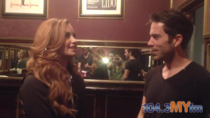 1043 MYfm\'s Ty Bentli with Demi Lovato in LA 3211 - Demi - 1043 MYfm Ty Bentli Part oo6