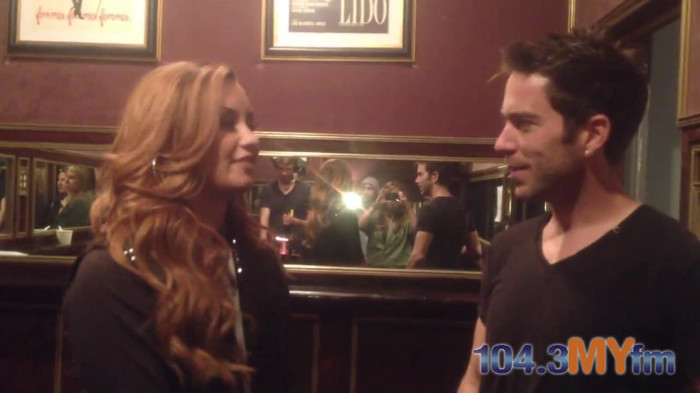 1043 MYfm\'s Ty Bentli with Demi Lovato in LA 3216 - Demi - 1043 MYfm Ty Bentli Part oo6