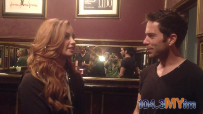 1043 MYfm\'s Ty Bentli with Demi Lovato in LA 3222 - Demi - 1043 MYfm Ty Bentli Part oo6
