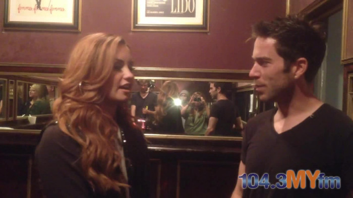 1043 MYfm\'s Ty Bentli with Demi Lovato in LA 3229 - Demi - 1043 MYfm Ty Bentli Part oo6