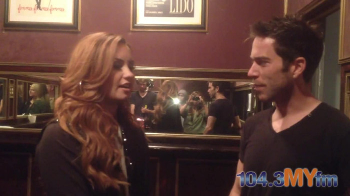 1043 MYfm\'s Ty Bentli with Demi Lovato in LA 3232 - Demi - 1043 MYfm Ty Bentli Part oo6