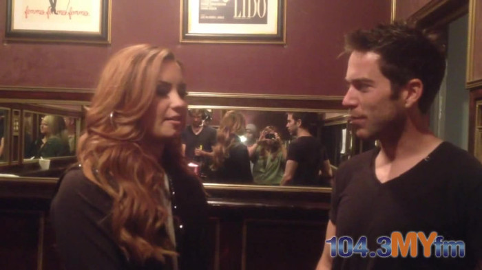 1043 MYfm\'s Ty Bentli with Demi Lovato in LA 3234 - Demi - 1043 MYfm Ty Bentli Part oo6
