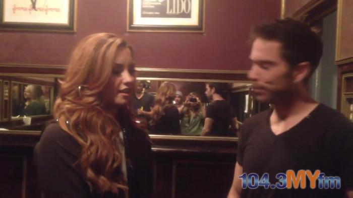 1043 MYfm\'s Ty Bentli with Demi Lovato in LA 3260 - Demi - 1043 MYfm Ty Bentli Part oo6
