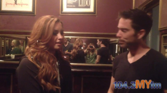 1043 MYfm\'s Ty Bentli with Demi Lovato in LA 3262 - Demi - 1043 MYfm Ty Bentli Part oo6