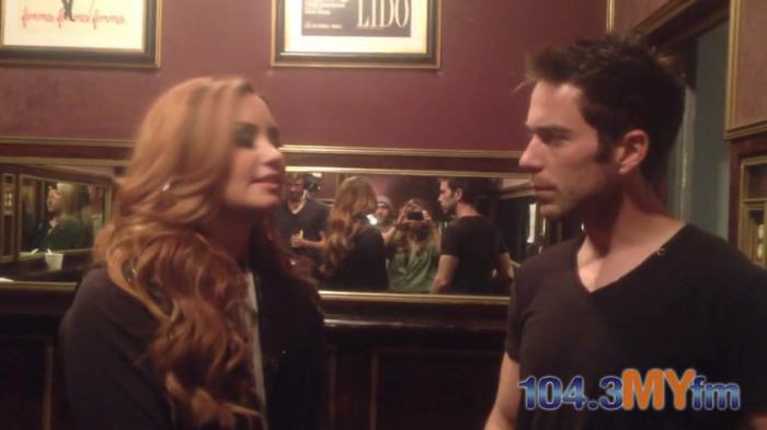 1043 MYfm\'s Ty Bentli with Demi Lovato in LA 3294 - Demi - 1043 MYfm Ty Bentli Part oo6