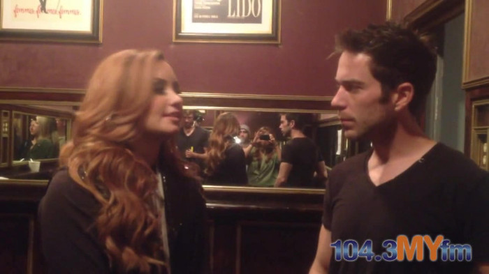 1043 MYfm\'s Ty Bentli with Demi Lovato in LA 3295 - Demi - 1043 MYfm Ty Bentli Part oo6