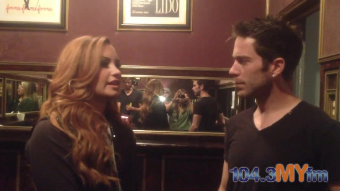 1043 MYfm\'s Ty Bentli with Demi Lovato in LA 3322
