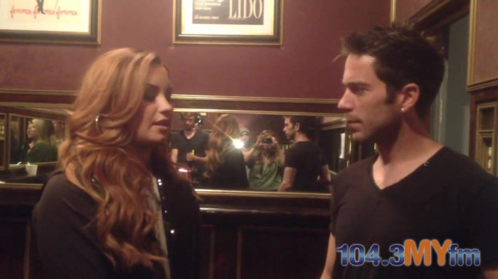 1043 MYfm\'s Ty Bentli with Demi Lovato in LA 3356