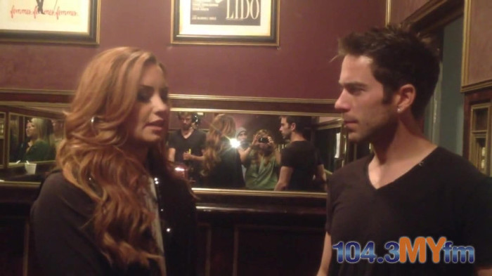 1043 MYfm\'s Ty Bentli with Demi Lovato in LA 3372 - Demi - 1043 MYfm Ty Bentli Part oo6