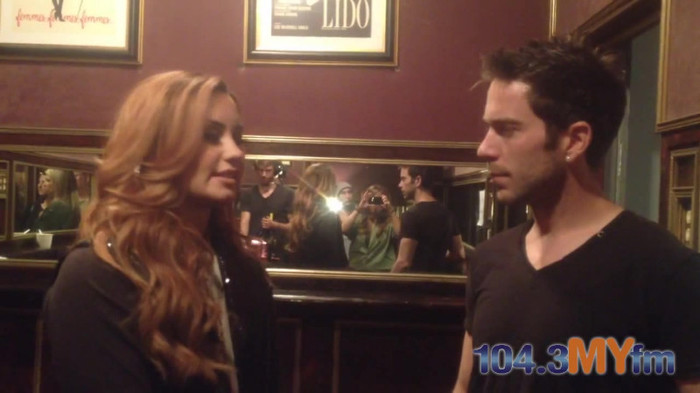1043 MYfm\'s Ty Bentli with Demi Lovato in LA 3384 - Demi - 1043 MYfm Ty Bentli Part oo6