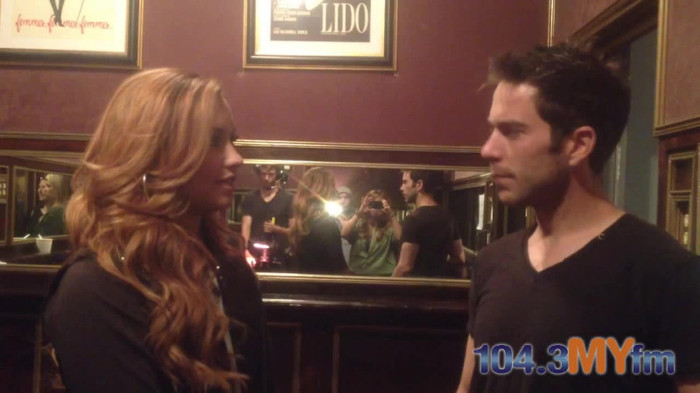 1043 MYfm\'s Ty Bentli with Demi Lovato in LA 3454