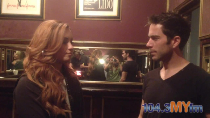 1043 MYfm\'s Ty Bentli with Demi Lovato in LA 3529 - Demi - 1043 MYfm Ty Bentli Part oo7